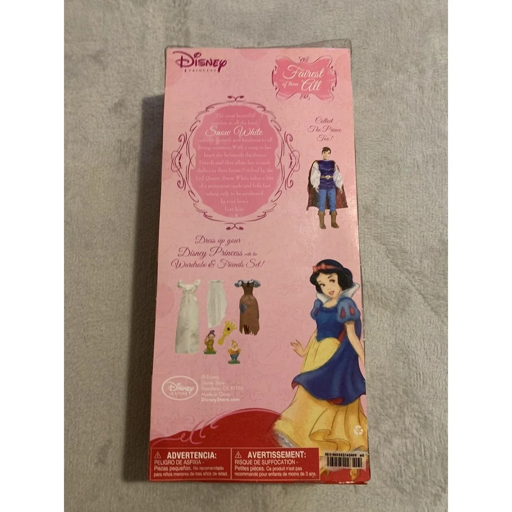 Disney Store Exclusive Snow White Barbie Doll 12